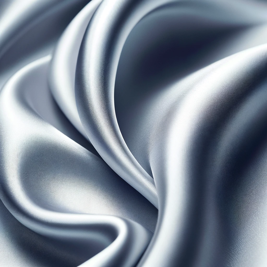 DALL·E-2024-03-23-21.14.52-A-close-up-view-of-a-smooth-and-shiny-fabric-lining-in-light-grey-color-showcasing-its-refined-texture-and-elegance.-The-fabrics-luxurious-sheen-and - An image showing lining