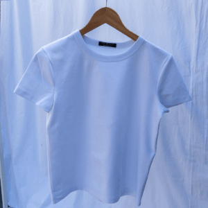 White T-shirt - White t-shirt hanging on rail